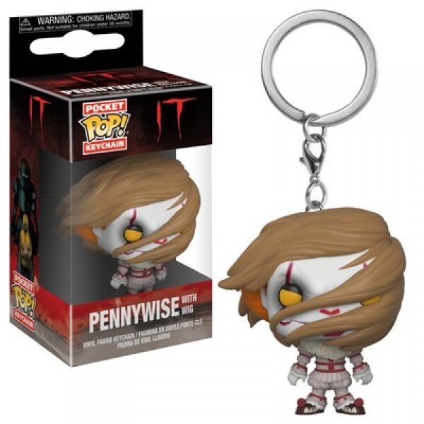 

Фигурка брелок Funko Pop фанк Поп IT Pennywise (with wig) Оно Пеннивайз в парике 4 см