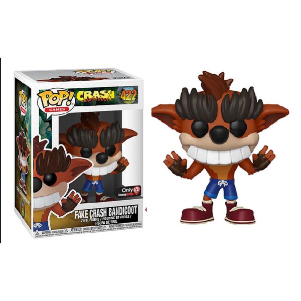 

Фигурка Funko Pop фанк Поп Тайнs Крах Фейк Крэш Crash Bandicoot Fake Crash Exclusive 10 см