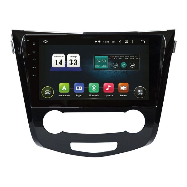 

Автомагнитола штатная Incar TSA 6283 Nissan Qashqai 2014+ (Android 8) 10" Conditioner (65042)