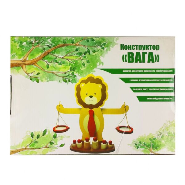 

Детский конструктор "Весы Лев" ТМ Дерево 172405