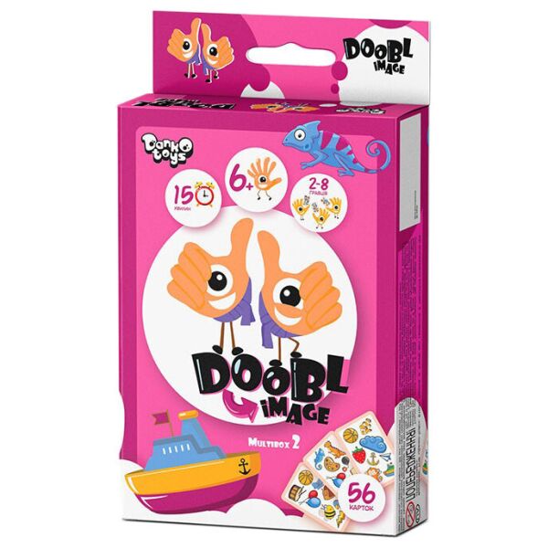 

Настольная развлекательная игра "Doobl Image" Danko Toys DBI-02 мини, укр (Multibox 2)