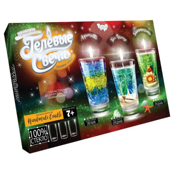 

Комплект креативного творчества "Гелевые свечи" Danko Toys GS-02 ( GS-02-02)