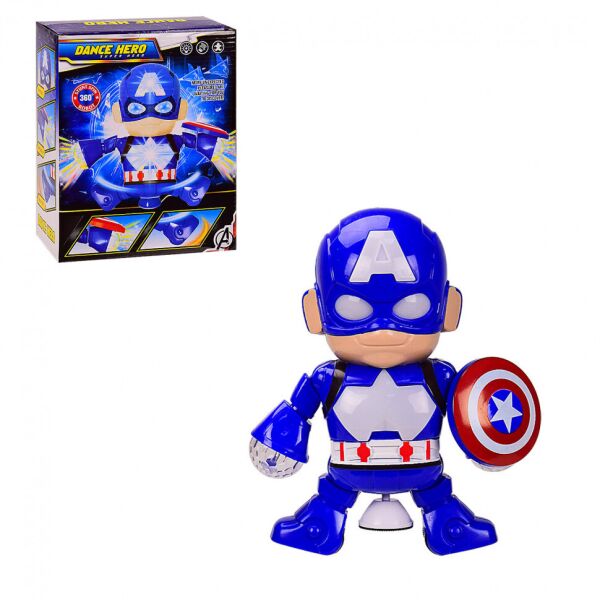 

Интерактивная игрушка танцующий робот Metr+ 804-5-6 (Captain America)