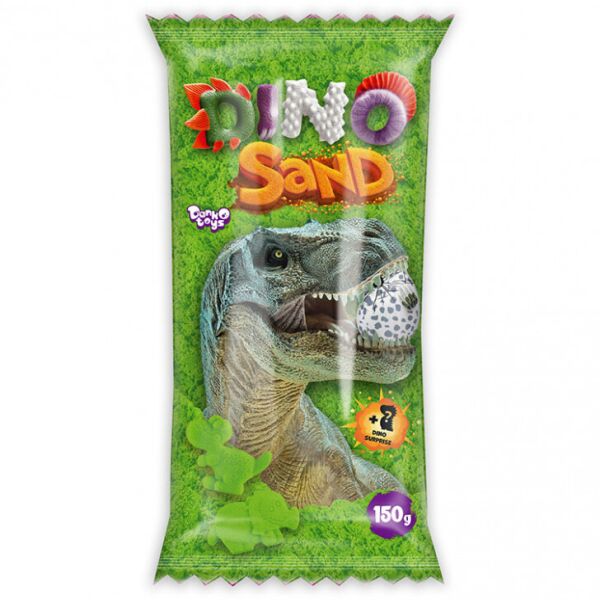 

Кинетический песок "Dino Sand" Danko Toys DS-01-01-2 150 г (Зеленый)