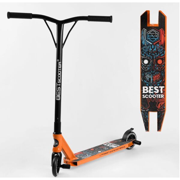 

Самокат трюковый Best Scooter HIC-система, с пеги 18378 Orange (18378)