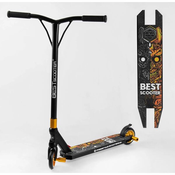 

Самокат трюковый Best Scooter HIC-система, с пеги 51738 Black (51738)