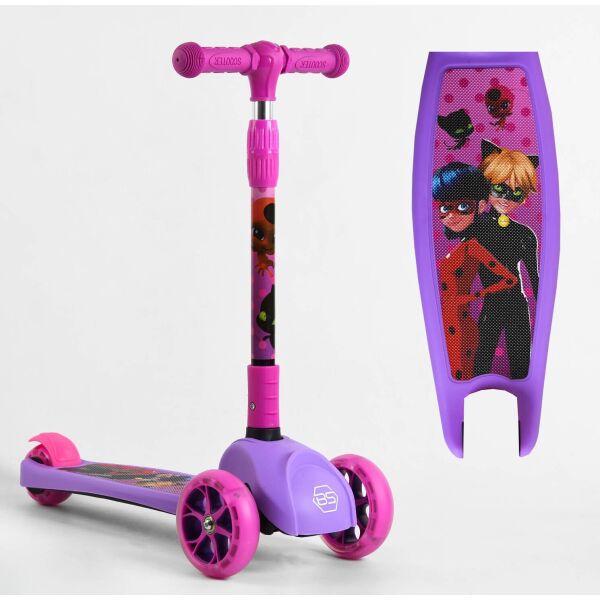 

Самокат Best Scooter свет колес и дисков Pink-Purple (80277)
