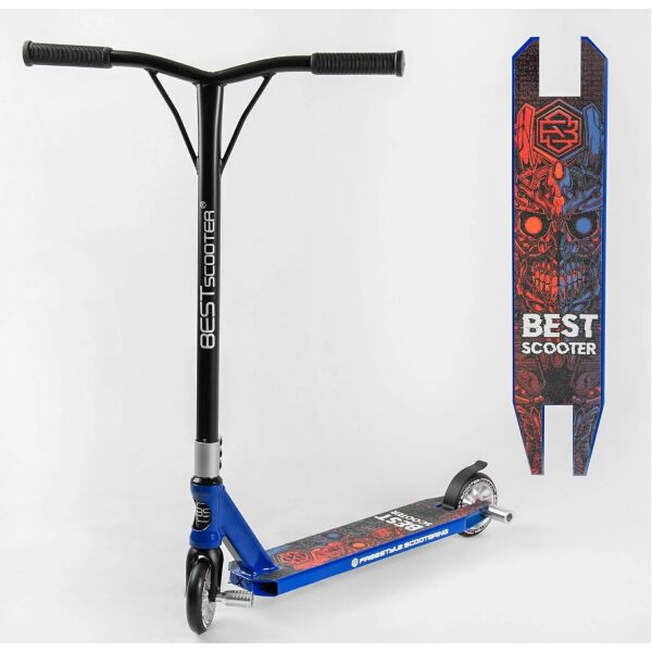 

Самокат трюковый Best Scooter HIC-система, с пеги 50352 Blue (50352)