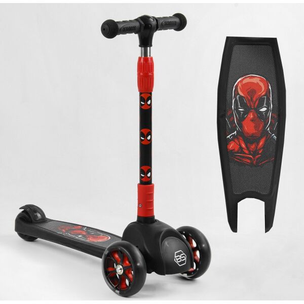 

Самокат Best Scooter свет колес и дисков Black-Red (79166)