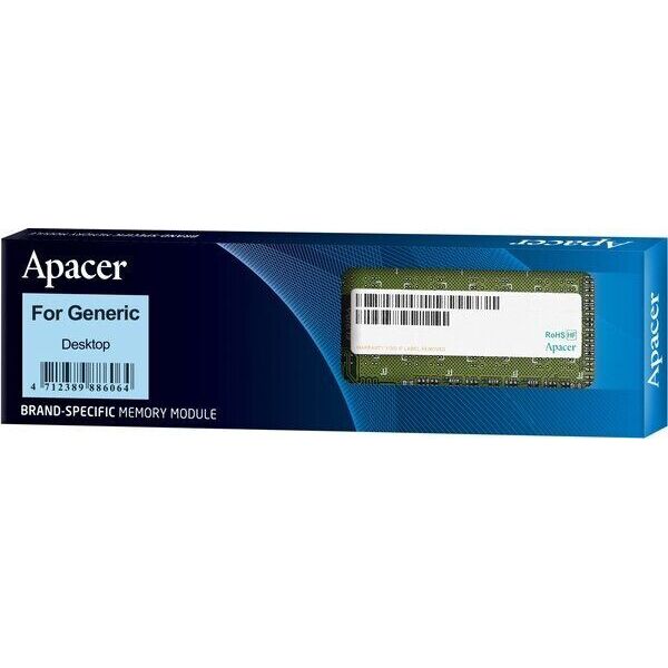

Apacer 2 GB DDR3 1600 MHz (DL.02G2K.HAM)
