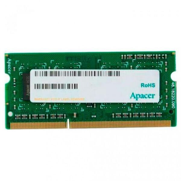 

Apacer 8 GB SO-DIMM DDR3 1600 MHz (DS.08G2K.KAM)
