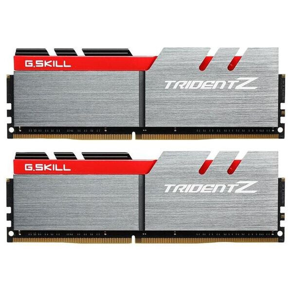

G.Skill 32 GB (2x16GB) DDR4 3600 MHz Trident Z Silver/Red (F4-3600C17D-32GTZ)