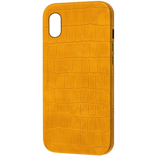 

Кожаный чехол Croco Leather для iPhone X (5.8") (Yellow) (100083188)