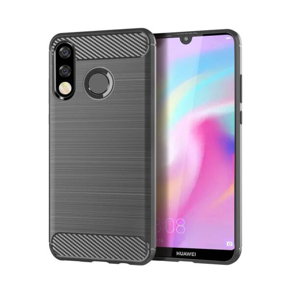 

Чехол Lenuo Carbon Fiber для Huawei P30 Lite Gray