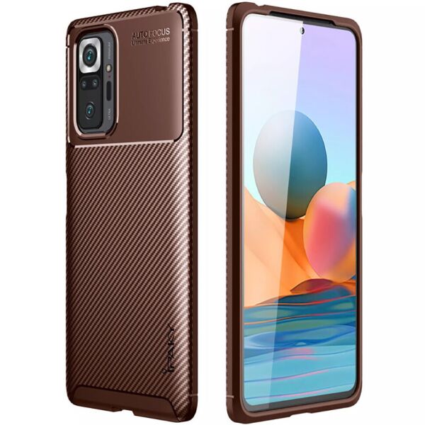 

Чехол iPaky Kaisy Series для Redmi Note 10 Pro Brown