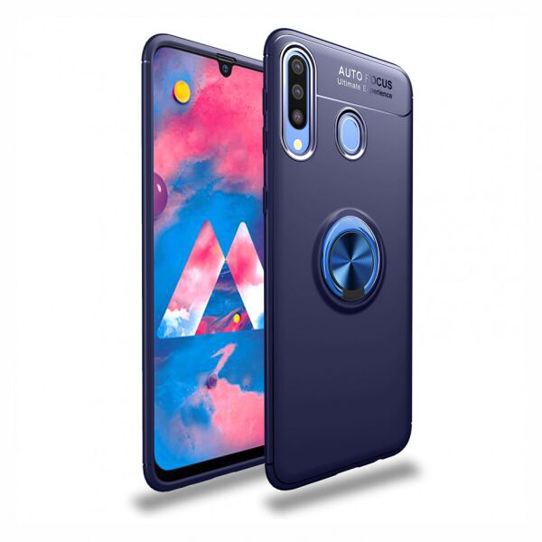 

Накладка Lenuo Color Bracket для Samsung Galaxy A20s A207F Blue / Синее Кольцо