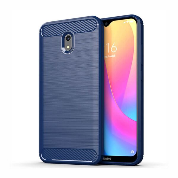 

Чехол Lenuo Carbon Fiber для Redmi 8A Navy Blue