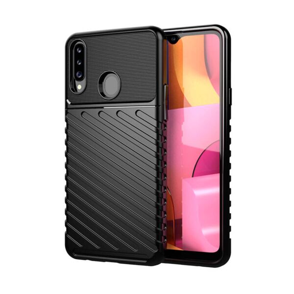 

Чехол Lenuo Thunder для Samsung Galaxy A20s A207F Black