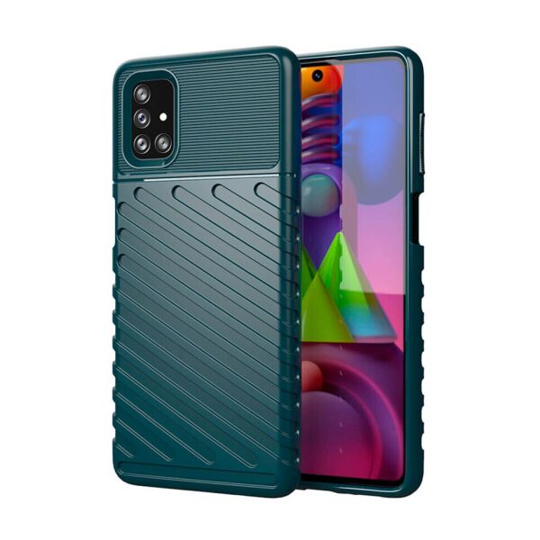 

Чехол Lenuo Thunder для Samsung Galaxy M51 M515F Green