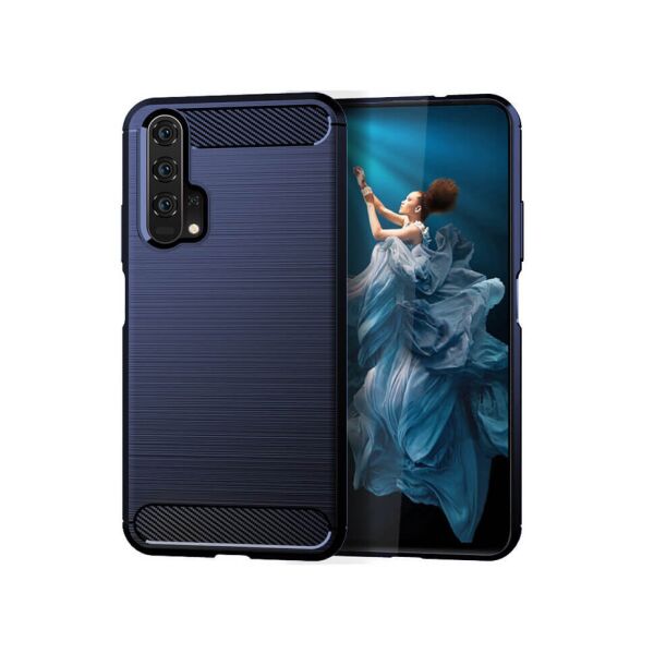 

Накладка Lenuo Carbon Fiber для Honor 20 Pro / Huawei Nova 5T Navy Blue