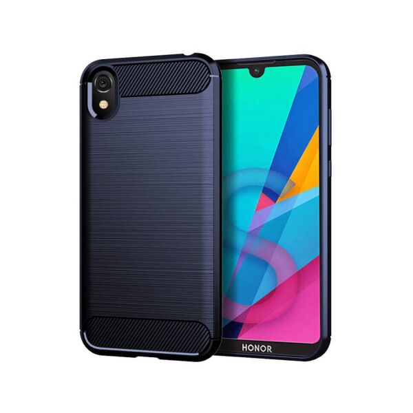 

Чехол Lenuo Carbon Fiber для Honor 8S Blue
