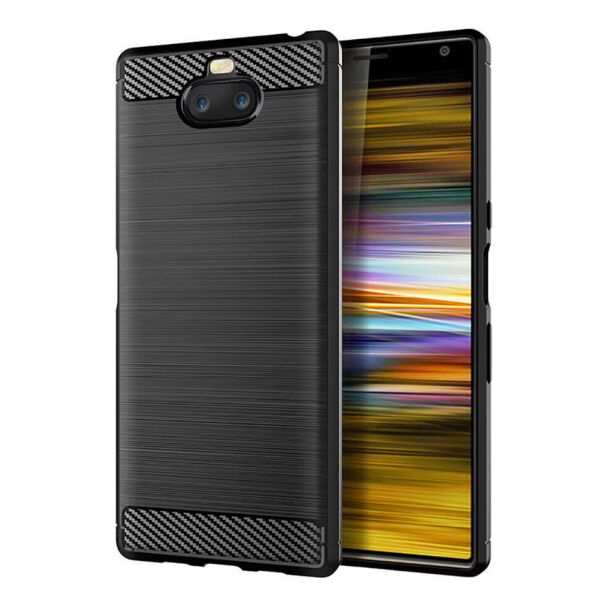 

Накладка Lenuo Carbon Fiber для Sony Xperia 10 l4113 Black