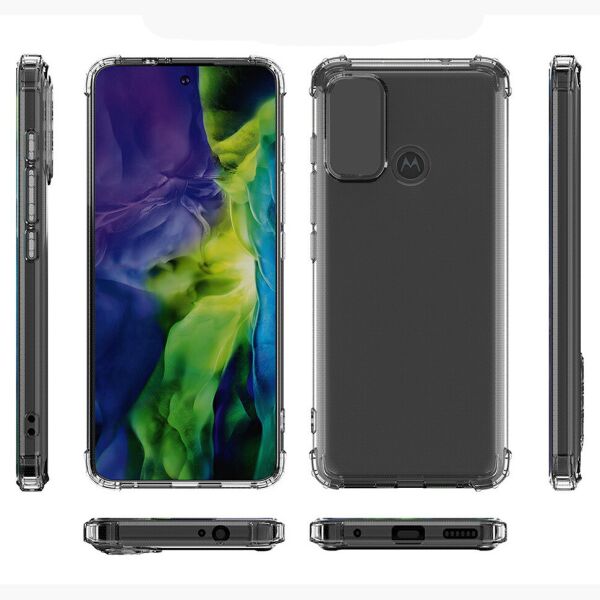 

Чехол Lenuo Military Grade для Motorola G30 Transparent
