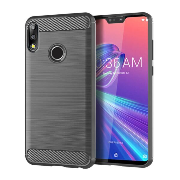 

Чехол Lenuo Carbon Fiber для Asus ZenFone Max Pro M2 (ZB631KL) Gray