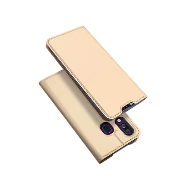 

Чехол-книжка Dux Ducis Skin Pro для Samsung Galaxy A40 A405F Золотистая