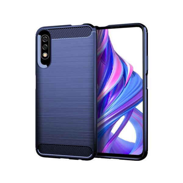 

Накладка Lenuo Carbon Fiber для Honor 9X / 9X Pro (Kirin 810) Navy Blue