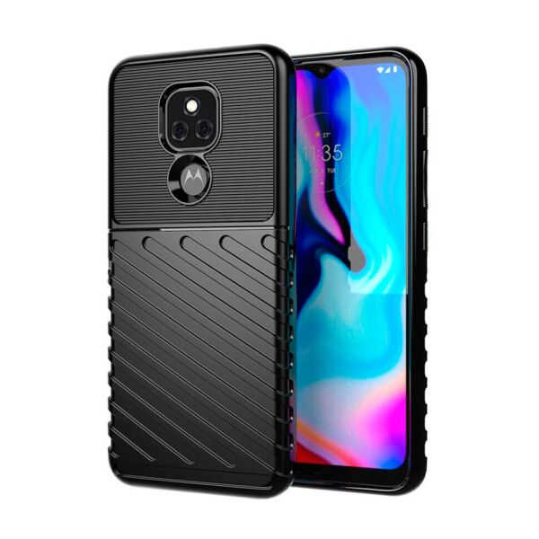 

Чехол Lenuo Thunder для Motorola G9 Play Black