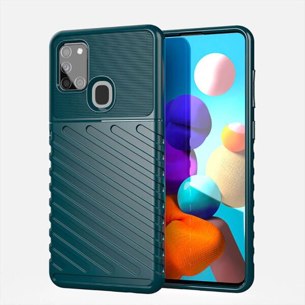 

Чехол Lenuo Thunder для Samsung Galaxy A21s A217F Green