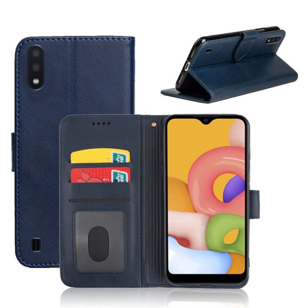

Чехол-книжка EcoCase Skin Series для Samsung Galaxy A01 A015F Navy Blue