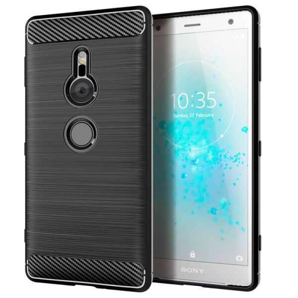 

Накладка Lenuo Carbon Fiber для Sony Xperia XZ2 H8266 Black