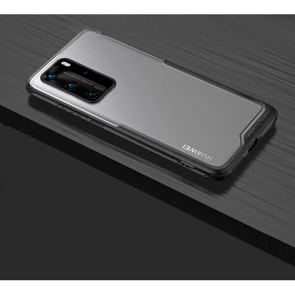 

Чехол LEEU Wolf Teng Series для Huawei P40 Pro Black/White
