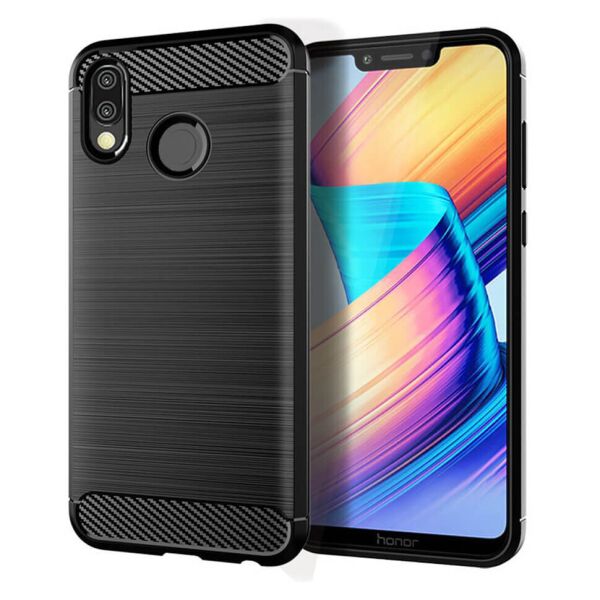 

Чехол Lenuo Carbon Fiber для Honor Play Black