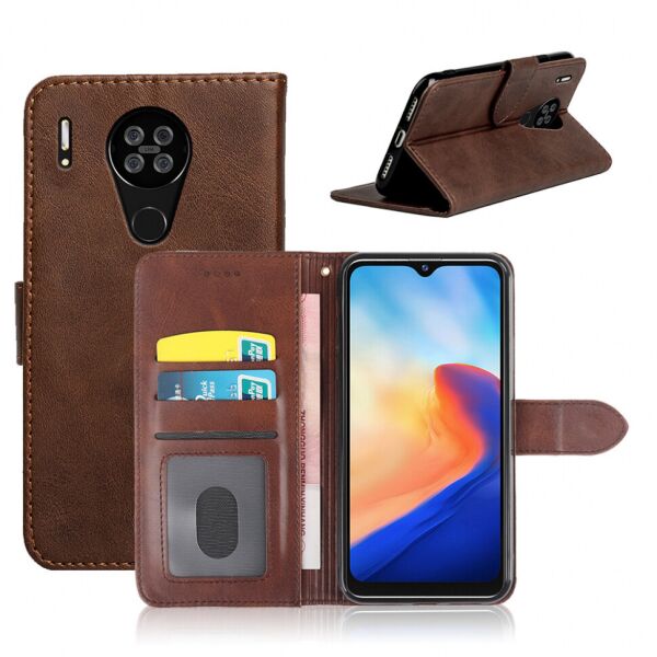 

Чехол-книжка EcoCase Skin Series для Blackview A80 Brown