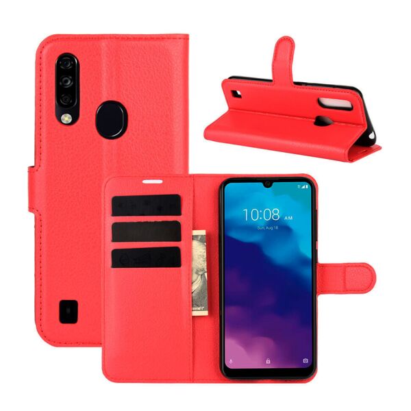 

Чехол-книжка EcoCase для ZTE Blade A7 2020 (с вырезом для сканера) Red