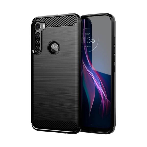 

Чехол Lenuo Carbon Fiber для Motorola One Fusion+ Black