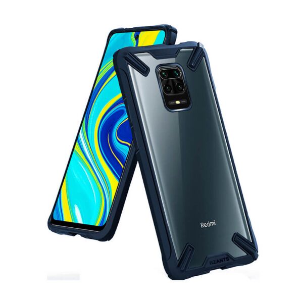 

Накладка RZANTS Military Series для Redmi Note 9S/9 Pro/9 Pro Max Transparent / Navy Blue