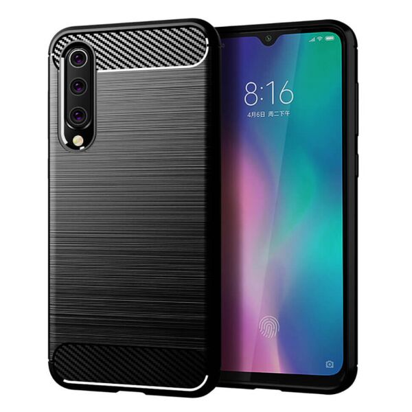 

Чехол Lenuo Carbon Fiber для Xiaomi Mi 9 SE Black