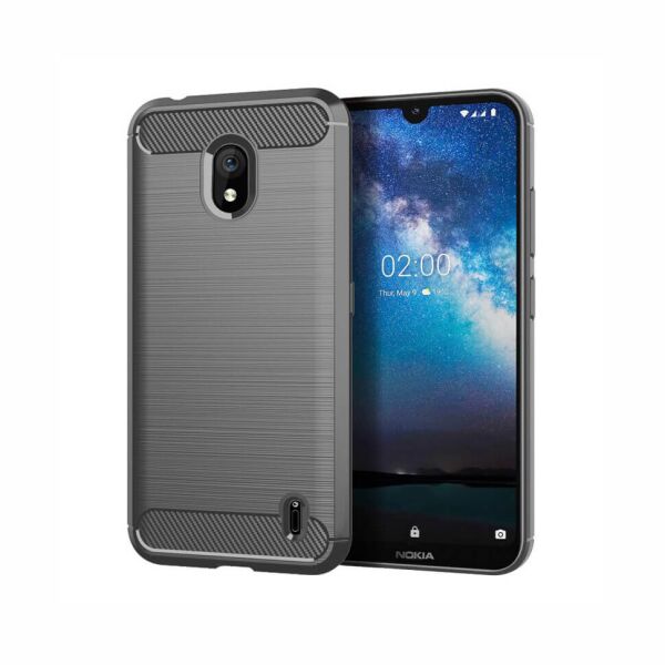 

Накладка Lenuo Carbon Fiber для Nokia 2.2 Gray