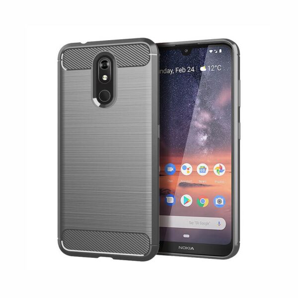 

Накладка Lenuo Carbon Fiber для Nokia 3.2 Gray