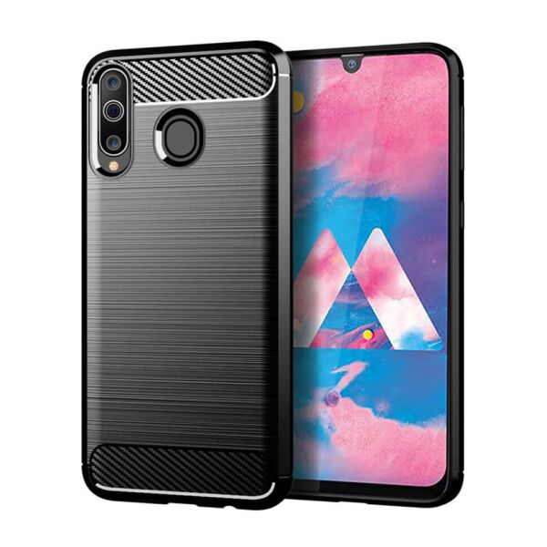 

Чехол Lenuo Carbon Fiber для Samsung Galaxy M30 M305F Black