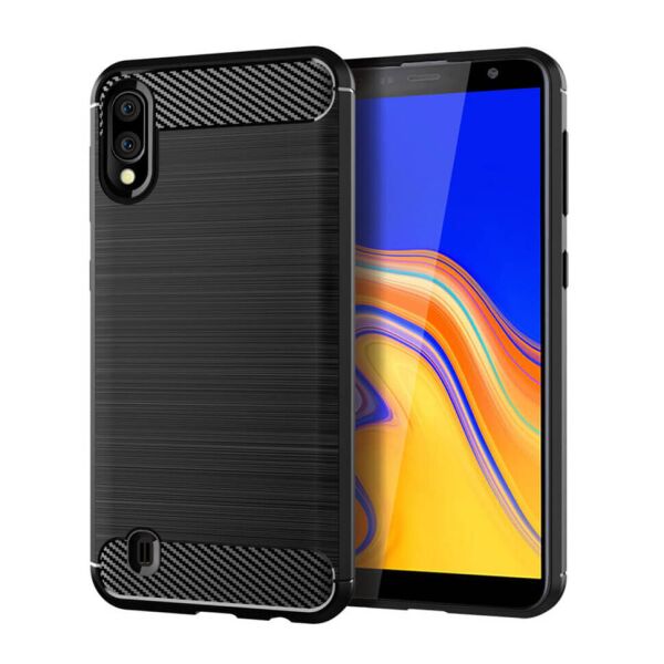 

Чехол Lenuo Carbon Fiber для Samsung Galaxy A10 Black