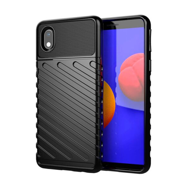 

Чехол Lenuo Thunder для Samsung Galaxy A01 Core A013F Black