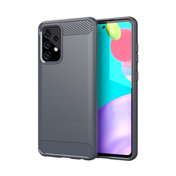 

Чехол Lenuo Carbon Fiber для Samsung Galaxy A52 A525F Gray