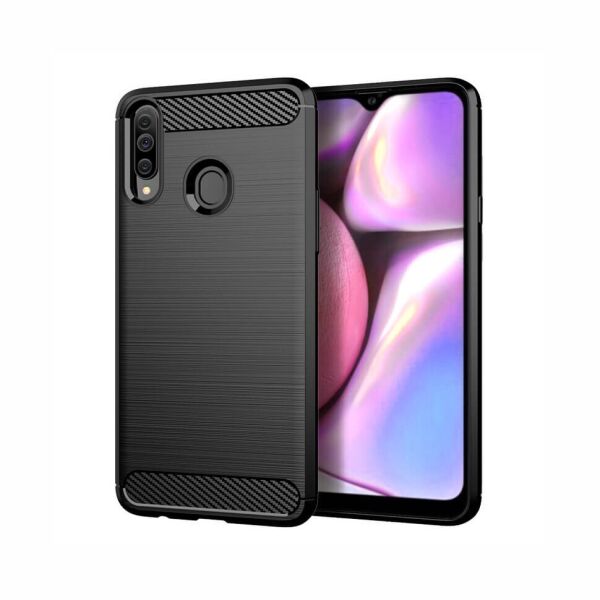 

Чехол Lenuo Carbon Fiber для Samsung Galaxy A20s A207F Black