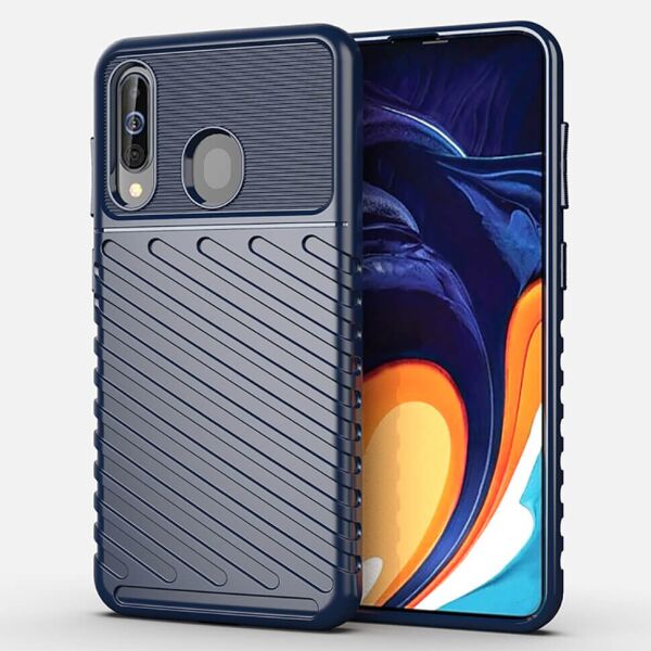 

Чехол Lenuo Thunder для Samsung Galaxy A60 A605F Navy Blue