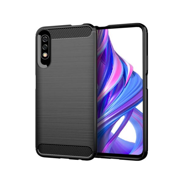 

Чехол Lenuo Carbon Fiber для Huawei P Smart Pro Black